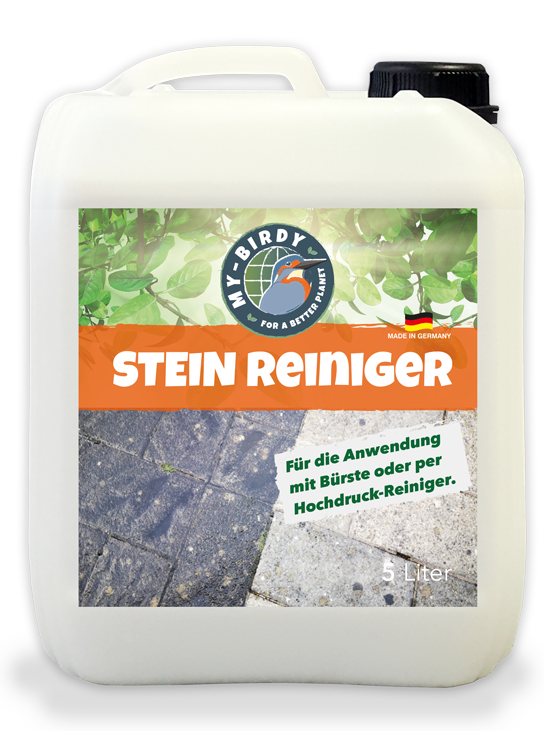 Reinigt Sandstein, Klinkerfassaden, Naturstein, Terrassen, Beton, etc.